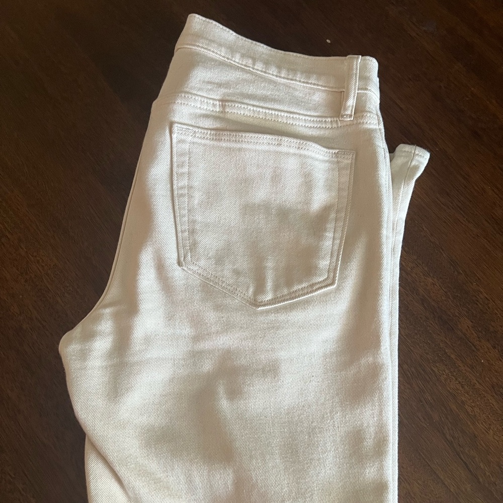 Banana Republic Slim Fit Pants in Off-White